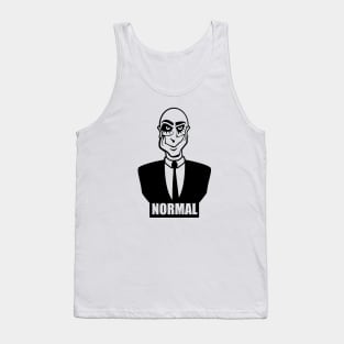 Normal • On White Tank Top
